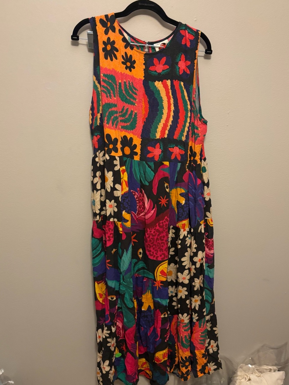 Farm Rio Pop Print A-Line Dress XL - Picture 8 of 16